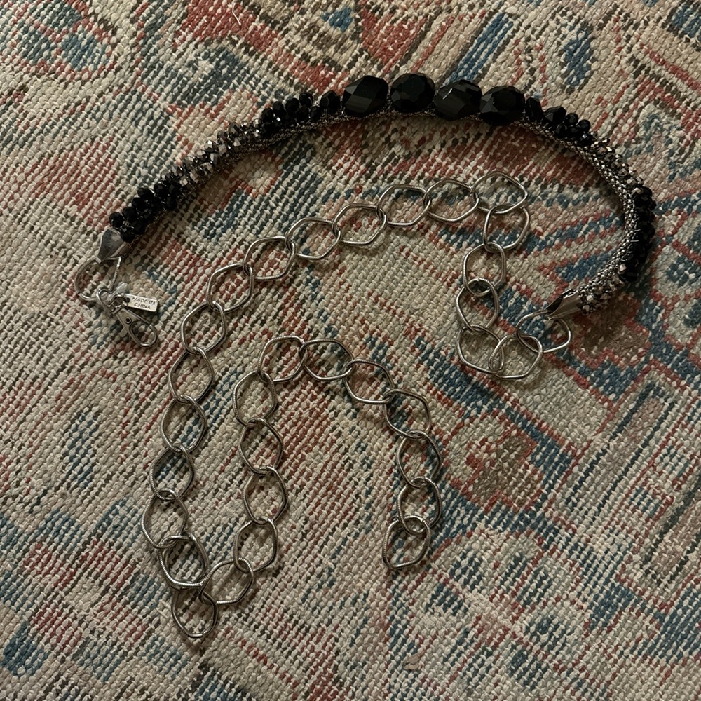 Vintage chicos metal chainmail belt